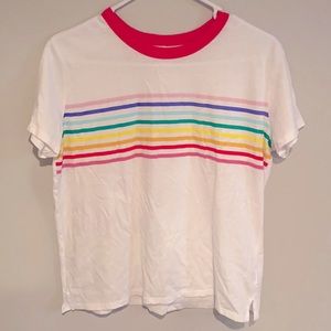 Rainbow t-shirt. Old Navy, size small